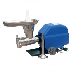 Electric meat mincer-sausage maker with removable stainless steel head 22, 2HP motor