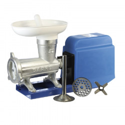 Electric meat mincer-sausage maker with 32 cast iron head, 1.5HP motor with wide mouth