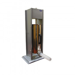 Jumbo vertical sausage filler with 8kg stainless steel tank