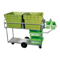 High model treatment trolley, complete