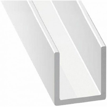 Perfil U pvc blanco 35MM