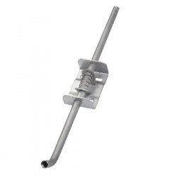 1/2 M/H tube of 650mm with height adjustment (Stainless steel tube and spring, galvanized plate)