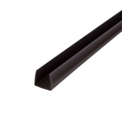 Profile U PVC gray 50 MM