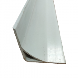 White reinforced pvc angle 60x60