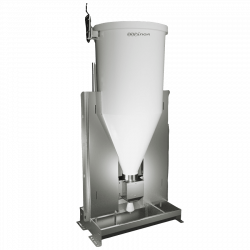 Double pendulum stainless steel PS-800 XL hopper (wet feed)