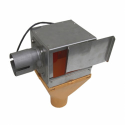 Stainless steel control unit 90 with lateral opening and safety stop
