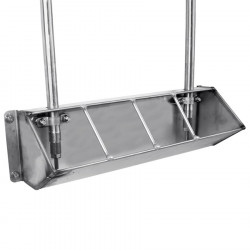 Bowl weaning stainless steel L480 4 mouths with flange (without tube or nipple)