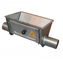 One outlet stainless regulation box 60mm