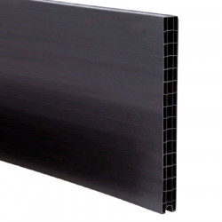 PVC gray panel 50 mm by 500 mm smooth/female