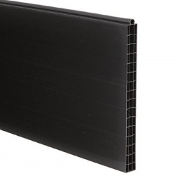 Panel pvc gray 50 mm de 500 mm smooth/male