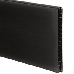 Panneau PVC gris de 50 mm de 500 mm mâle/femelle