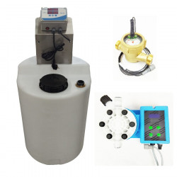 Water medication kit with pulse pump