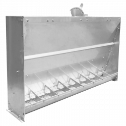 Trémie de sevrage Porinox simple en acier inoxydable