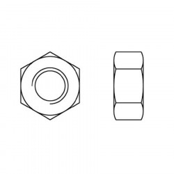 Écrou en acier inoxydable (A2 - DIN934)
