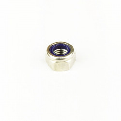 Stainless steel nut with brake (A2 - DIN985)