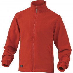 Red vernon polar fleece jacket