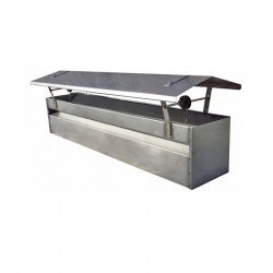 Chevalet de Faîtage en Inox avec Ventilation 2x0,30x0,52 Hauteur Totale