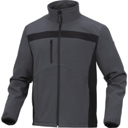 Blouson Lulea2 sofshell gris/noir