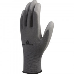 VE702GR 100% polyamide/palm pu grey knitted glove