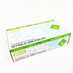SIS powder-free nitrile glove 100 units