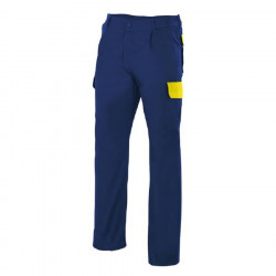 Navy blue multi-pocket pants