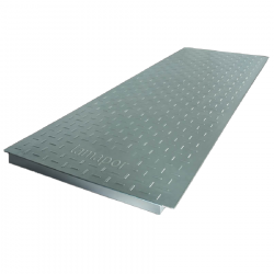 Plaque d'eau en acier inoxydable 1200x500 avec volets