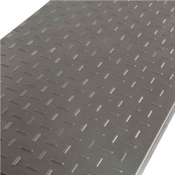 Plaque de cuisson électrique en inox 1500x400 avec sortie à clapets