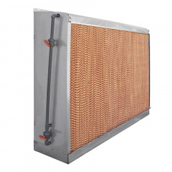 Stainless steel cooling module px-400 without pump, drain connection (10cm cellulose)