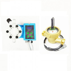 Medication pump pack with 1" pulse counter