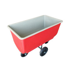 Polyester cart 200 kg 4 wheels (110x62x77cm)
