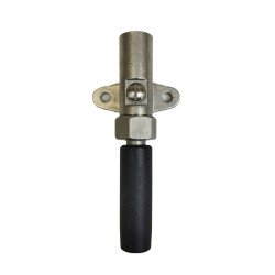 Stainless steel valve for drinking fountains with adjustable fitting