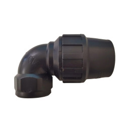 Female threaded polyethylene elbow