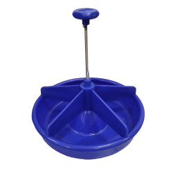 First-age piglet plate with dividers (Blue)