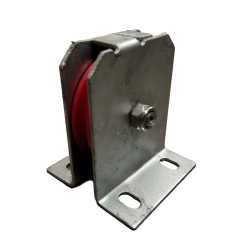 Front support pulley Ø90 galvanized with grease nipple - RI