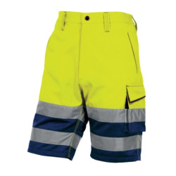 Bermuda PHB2 jaune fluo/bleu (haute visibilité)