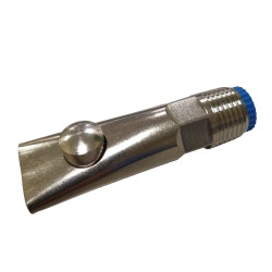 Sucette trompette en acier inoxydable M-1/2" RI