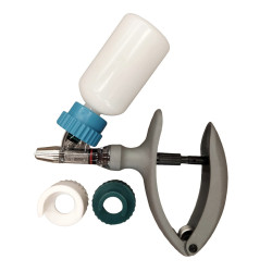 Universal Eco-matic syringe - 2 cc (3 adap.)