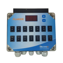 Individual regulator for 14 PLAKER electric heating plates