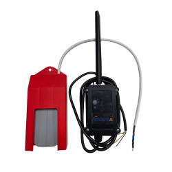 Hopper level sensor (wireless communication, no wifi, no power supply)