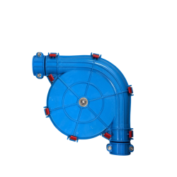 Plastic quick closing 90º corner angle D-60