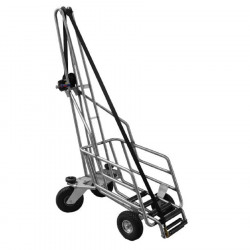 Stainless steel ergonomic corpse cart