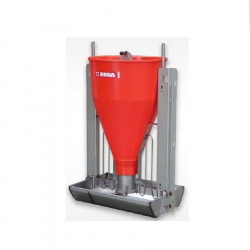 Double E-500 Erra hopper (wet) stainless steel plate