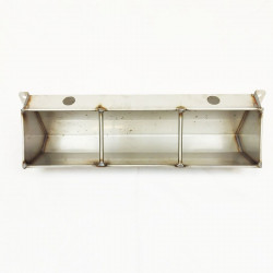 Feeding trough A1 double 480 mm / 3 mouths (without tubes or teats)